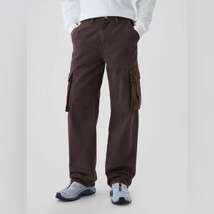 GAP Men's Brown Loose Cargo Pants